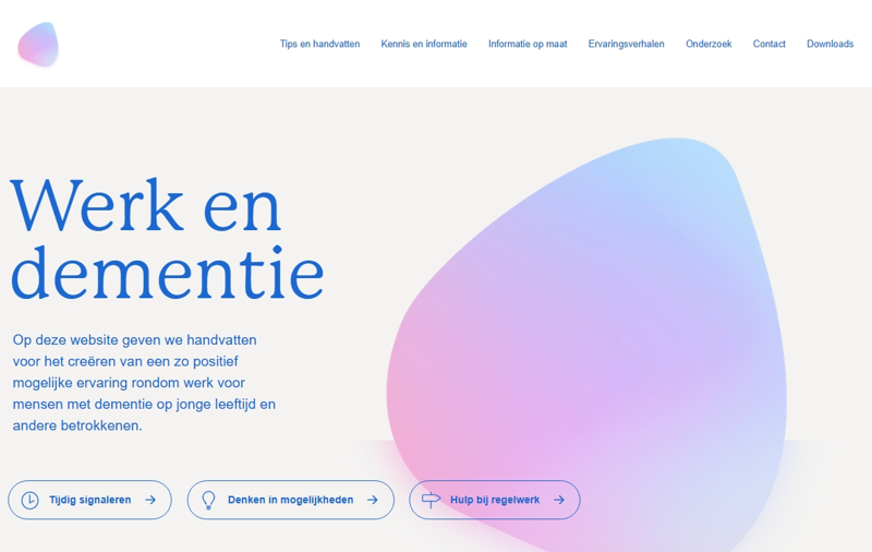 Help ons de website werkendementie.nl te verbeteren